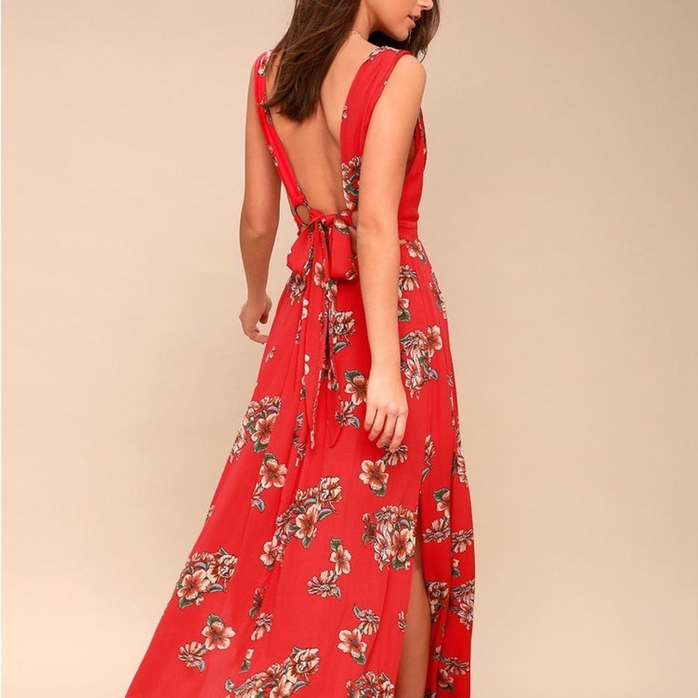 Like new INA super sexy and adorable long floral maxi dress
